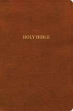 KJV Giant Print Reference Bible, Burnt Sienna Leathertouch