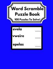 Word Scramble Puzzle Book