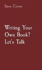 Writing Your Own Book? Let's Talk