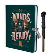 Harry Potter: Wands at the Ready Lock & Key Diary