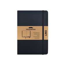 Moustachine Classic Linen Hardcover Black Plain Large